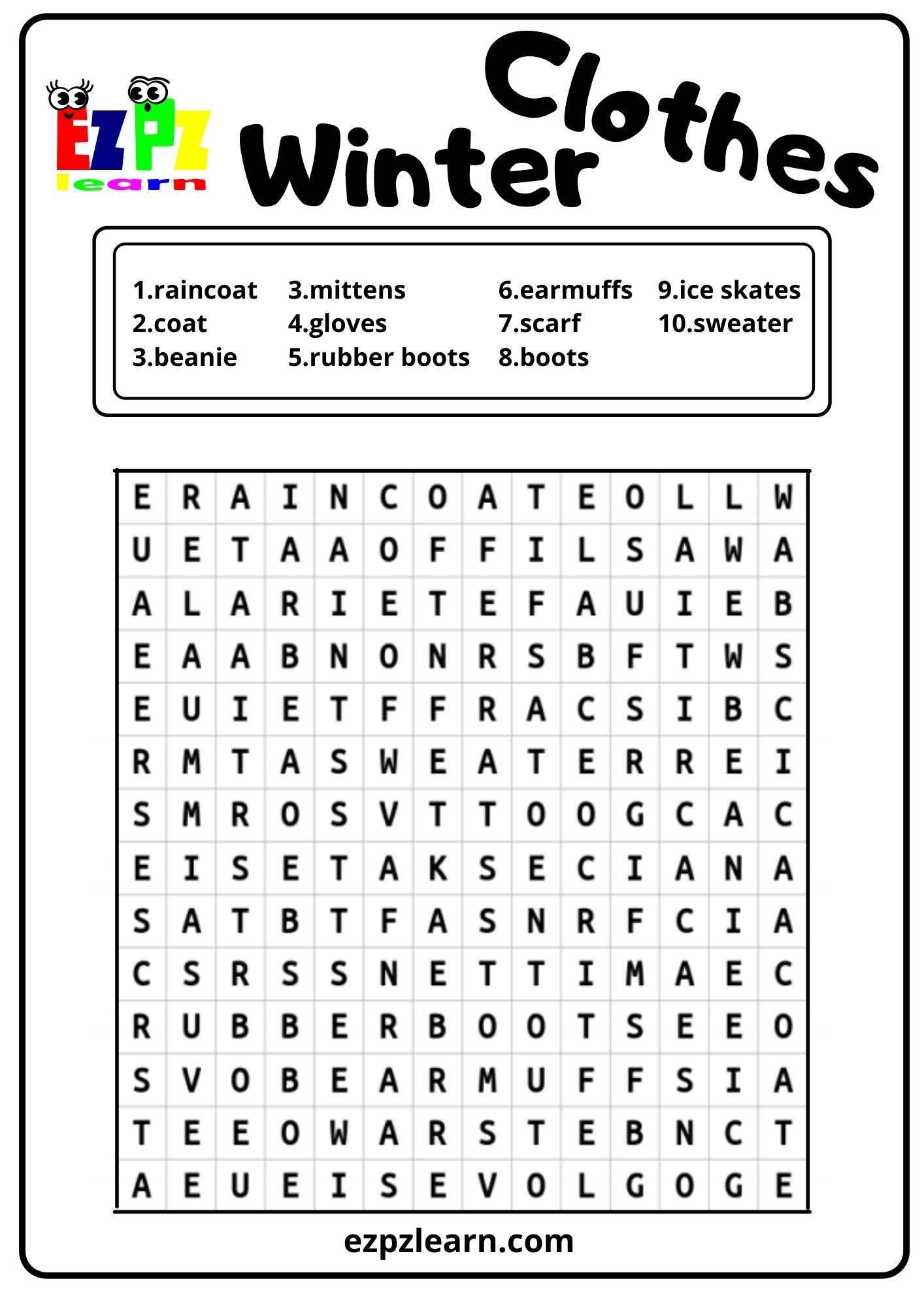 clothes-winter-word-search-ezpzlearn